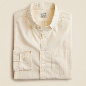 J. Crew Broken-in Organic Cotton Oxford Shirt Yellow